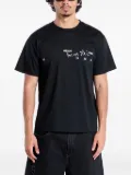 HELIOT EMIL Fulgens graphic-print T-shirt - Black