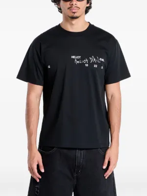 HELIOT EMIL グラフィック Tシャツ | ブラック | FARFETCH JP