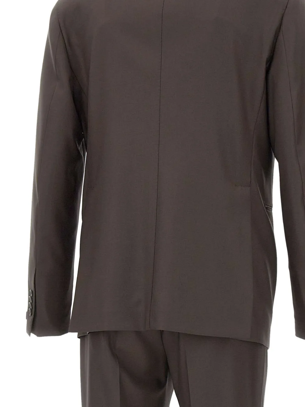 Tagliatore Tweedelig pak met puntige revers Bruin