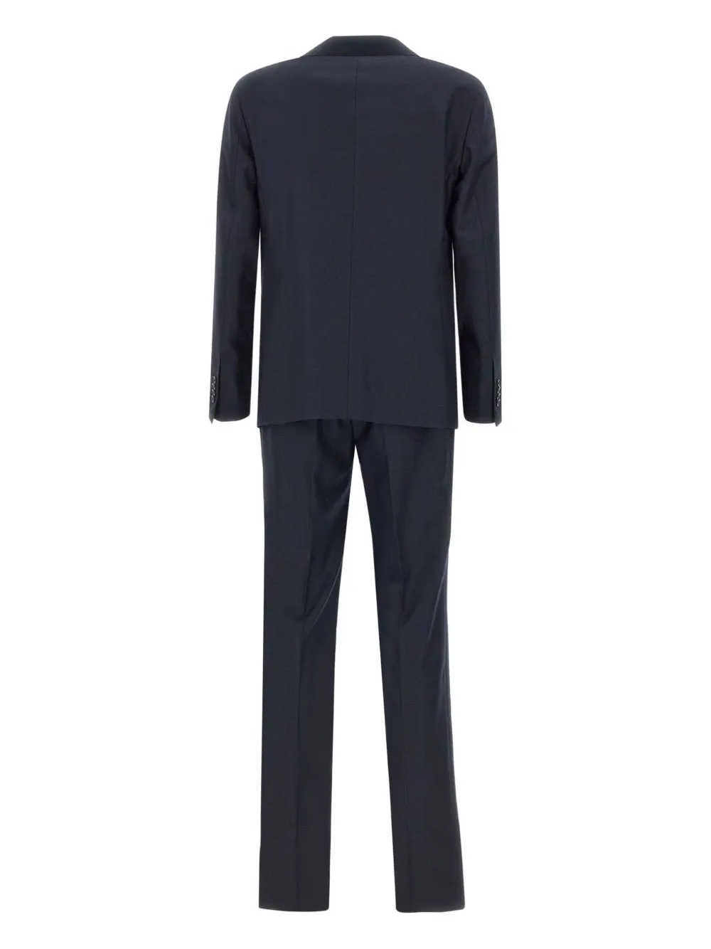 Tagliatore Wollen pak met smalle revers Blauw