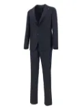 Tagliatore narrow-lapels wool suit - Blue