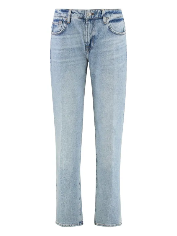 デニム・ジーパン 7 FOR ALL MANKIND 'Calie' jeans Blue 7 For All Mankind Calie straight-leg Jeans | Blue | FARFETCH