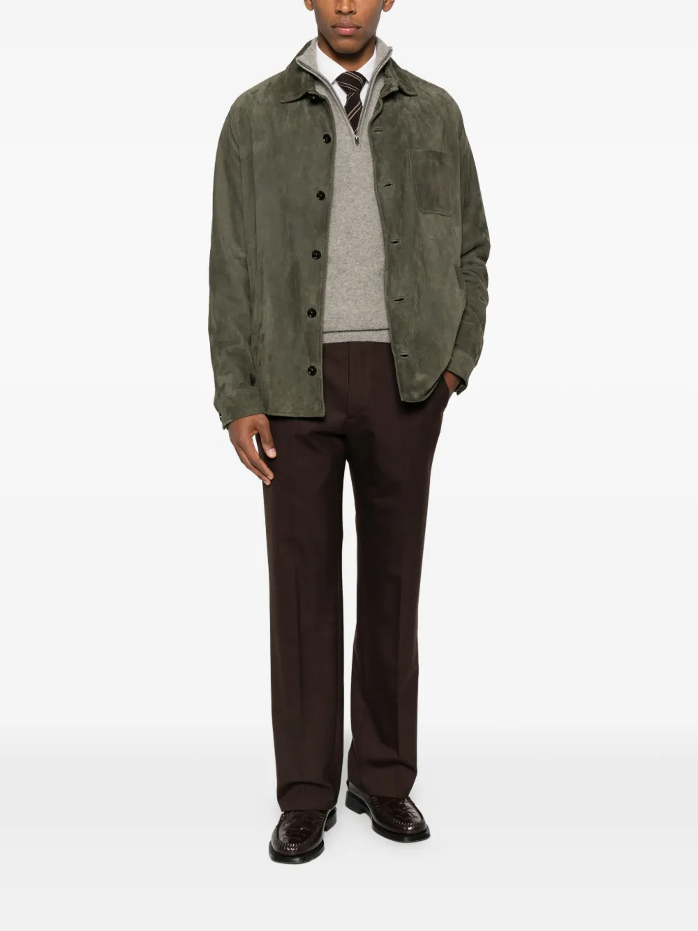 Maurizio Baldassari buttoned leather jacket | Leather Jackets | Image 2