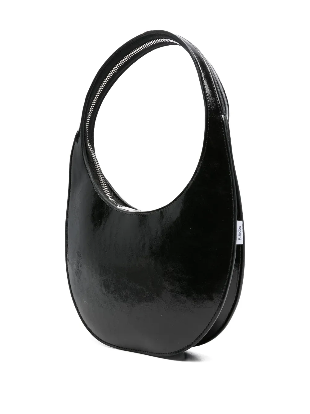 Coperni Crescent shopper met rits Zwart
