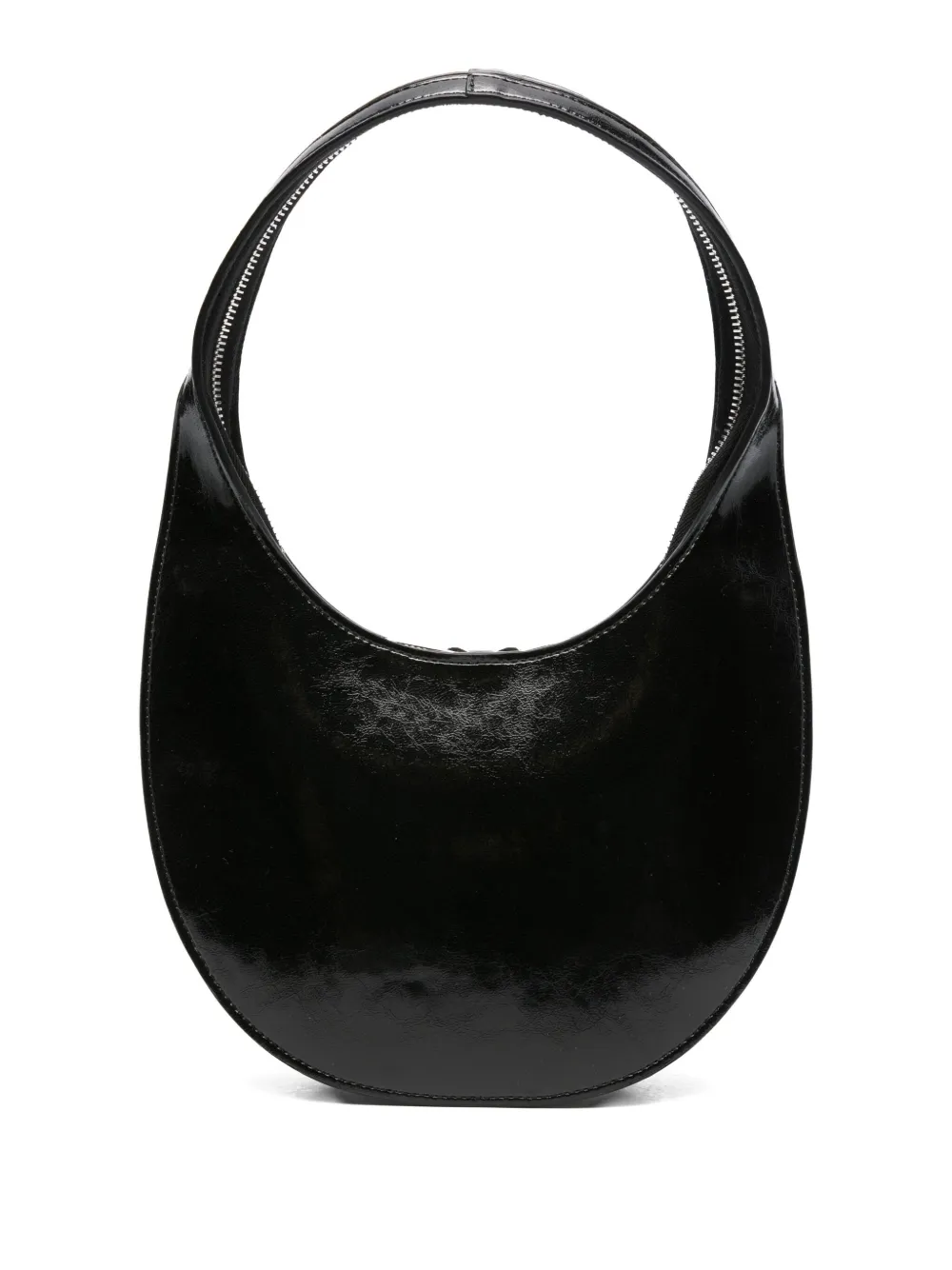 Coperni Crescent shopper met rits Zwart