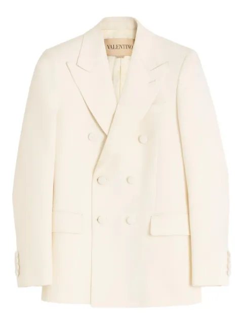 Valentino Garavani double-breasted peak-lapel blazer