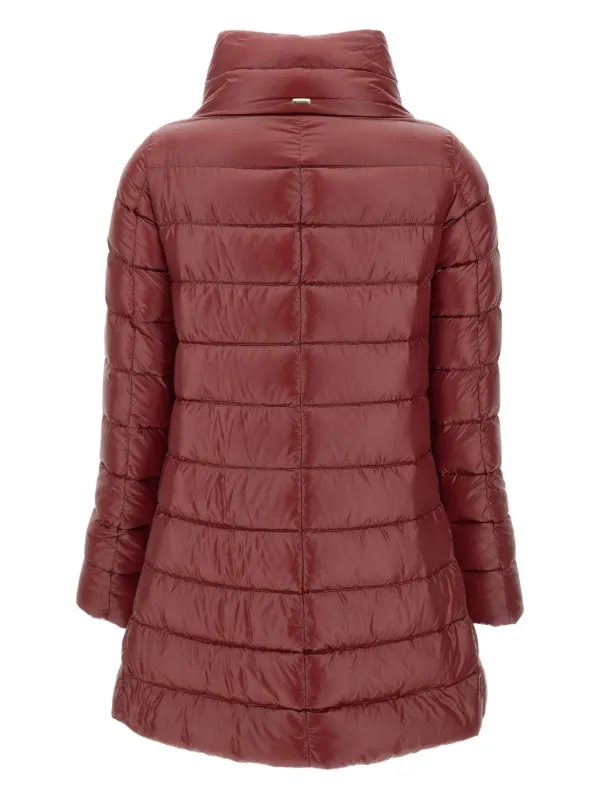 Herno Piumino a Collo Alto Rosso FARFETCH IT