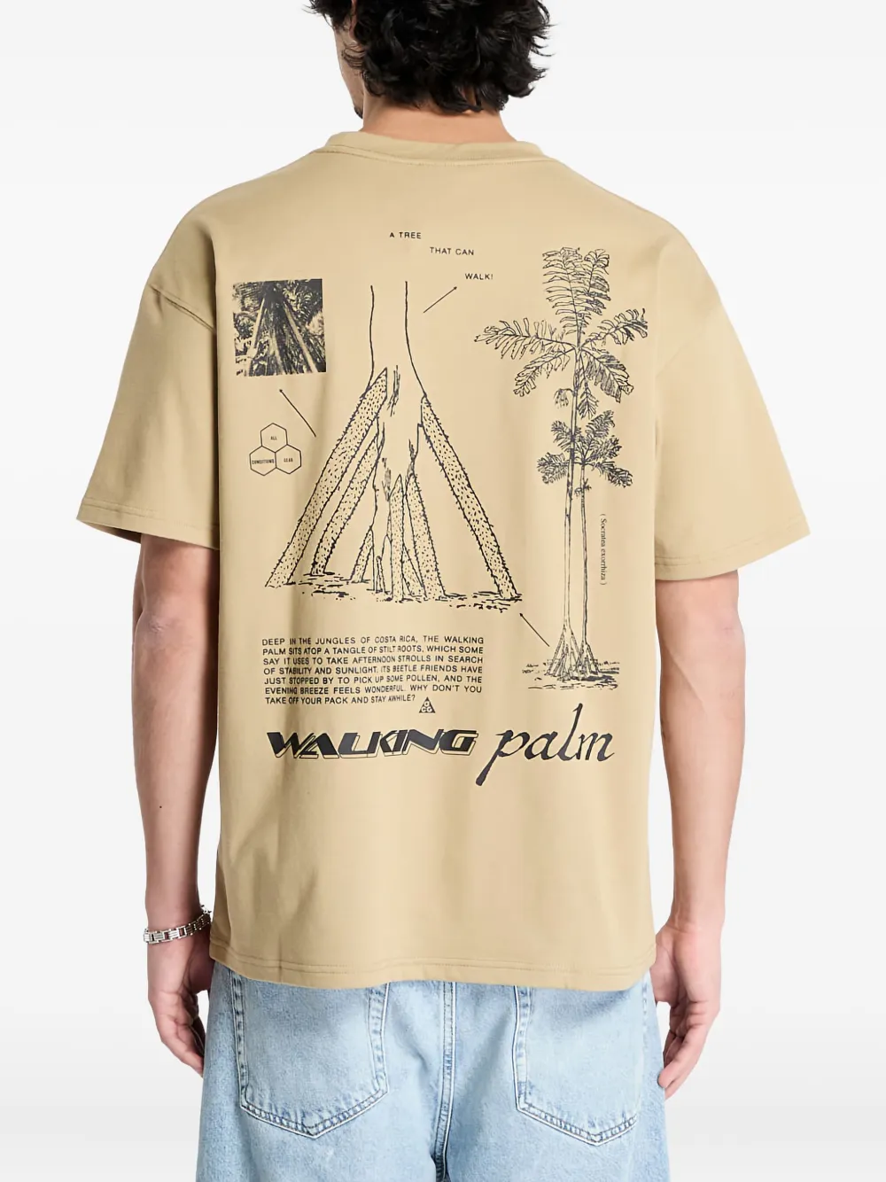 Nike ACG T-shirt met grafische print Beige