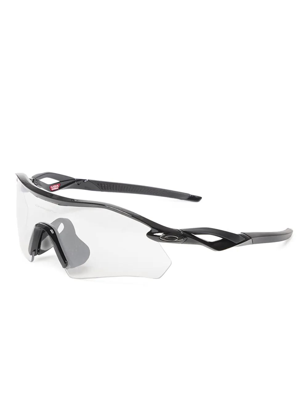 Oakley Radar Plate shield-frame sunglasses Zwart