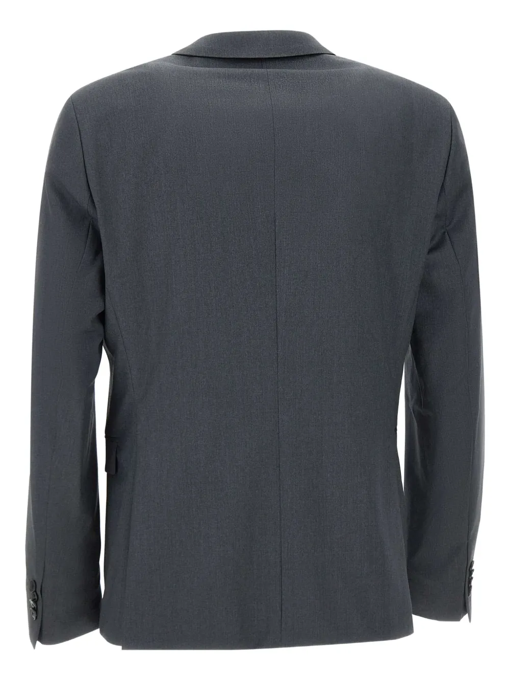 BOSS Wollen blazer met puntige revers Grijs