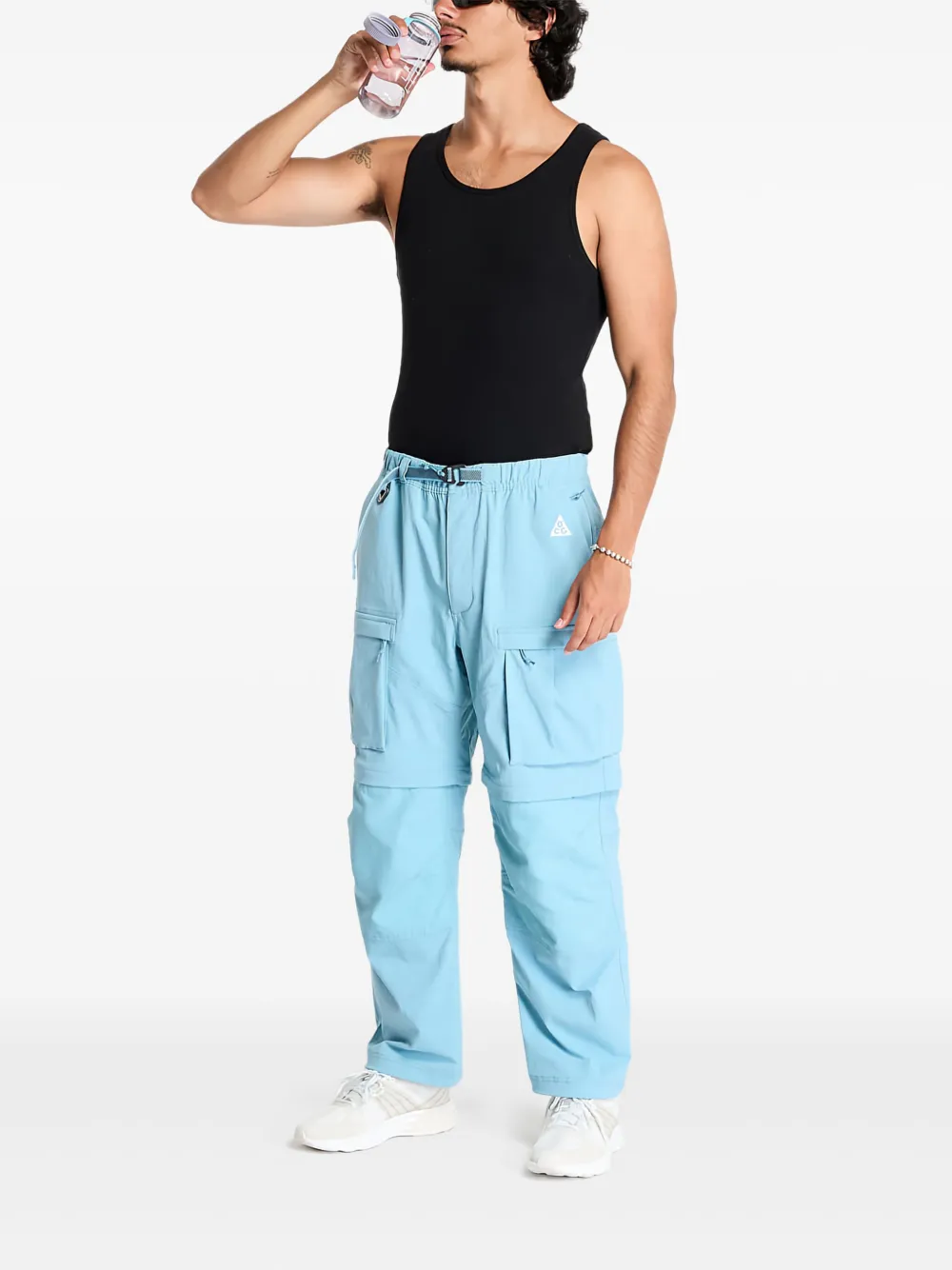 Nike Smith Summit zip-off design trousers Blauw