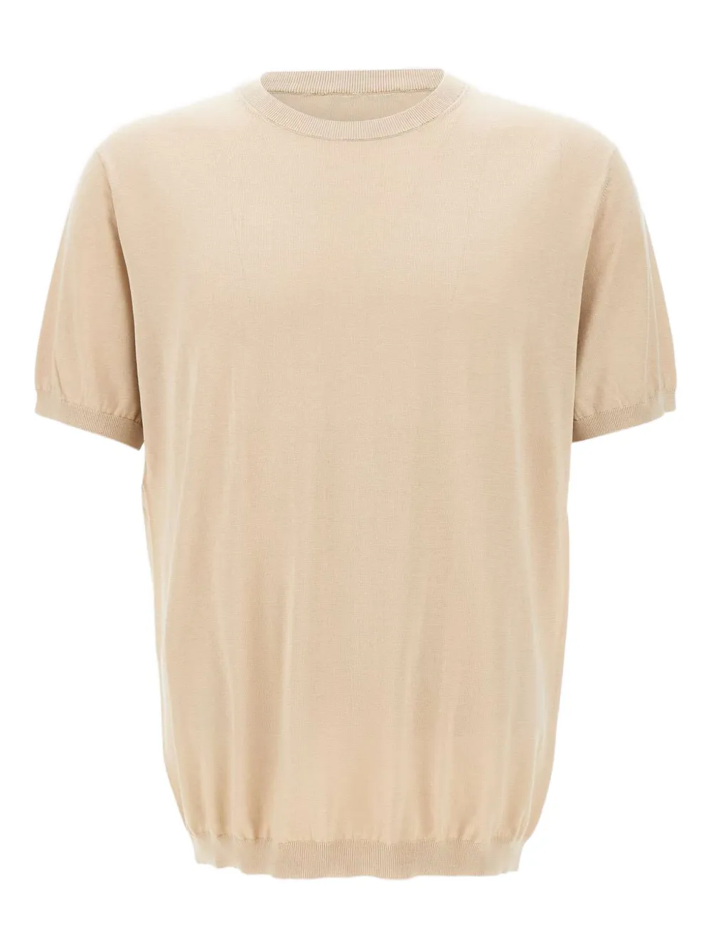 Kangra ribbed short-sleeve top | Neutrals | Image 1