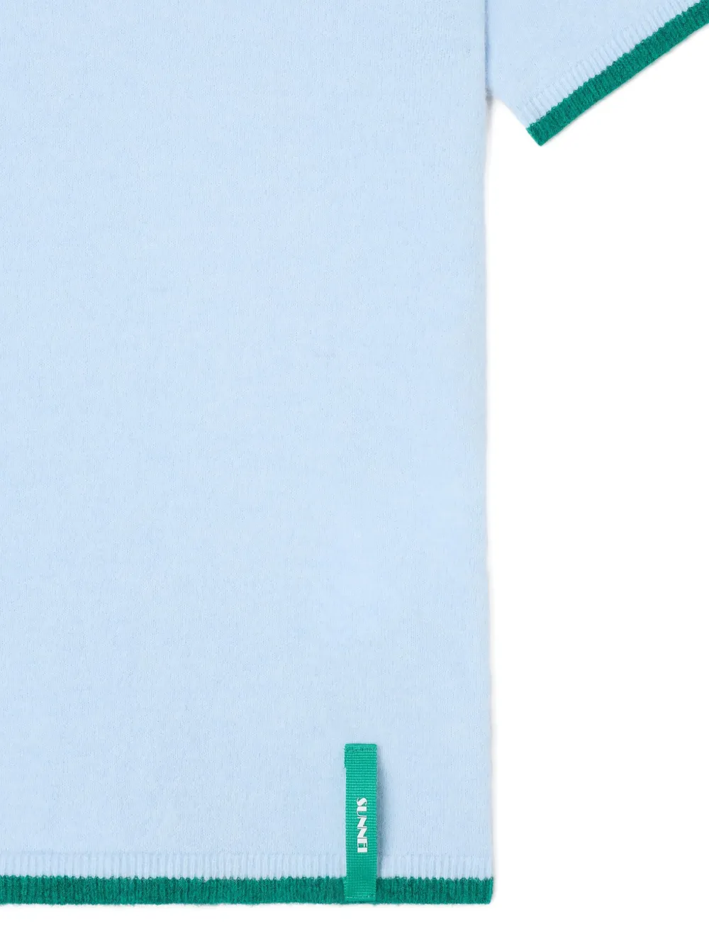 Sunnei Short-sleeve Knit Top In Blue