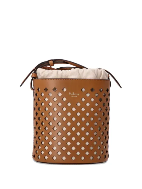 Mulberry Perfurated Bucket leather bag