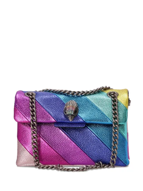 Kurt Geiger London striped chain-strap cross body bag