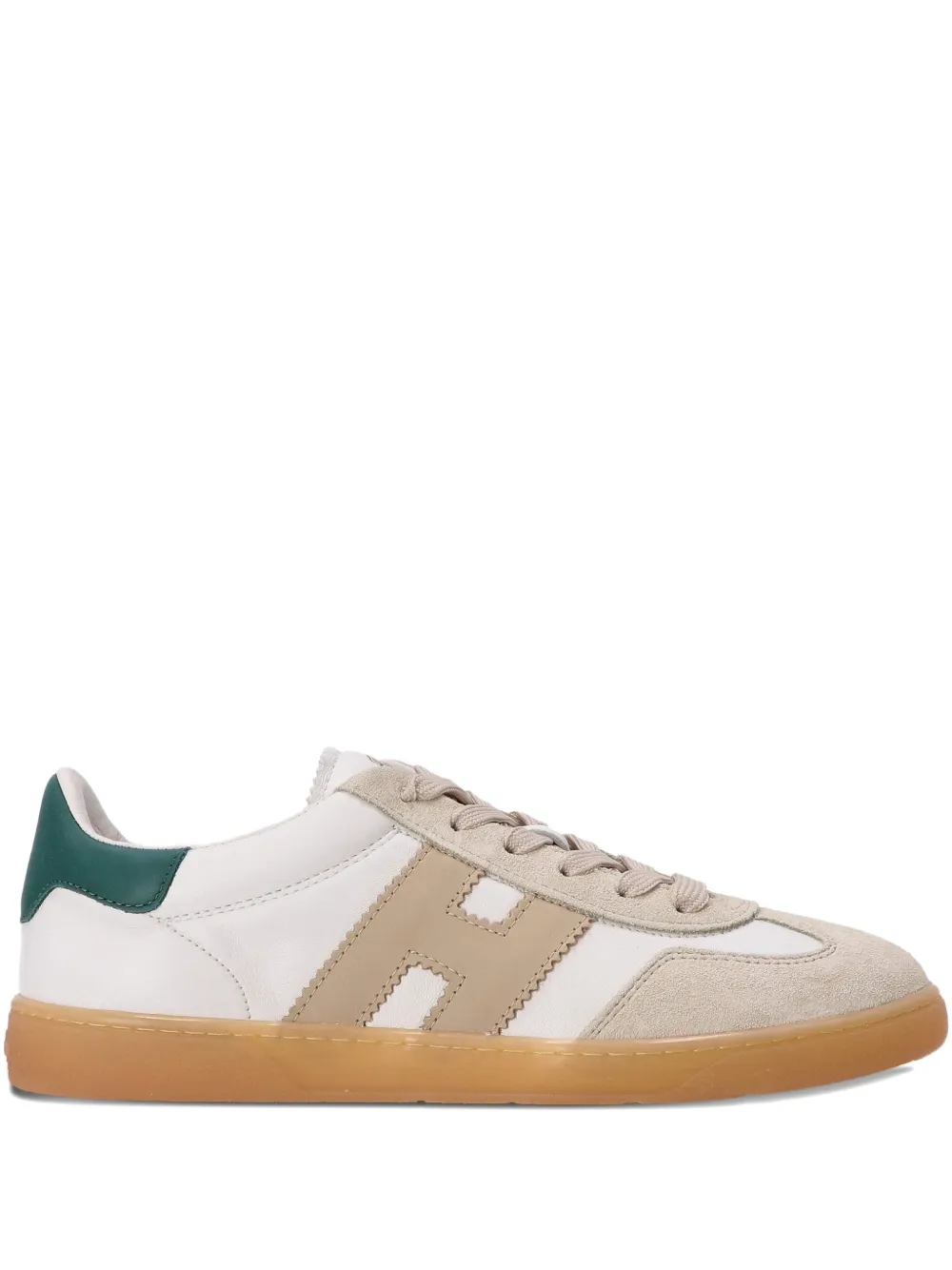 Hogan panelled leather sneakers White
