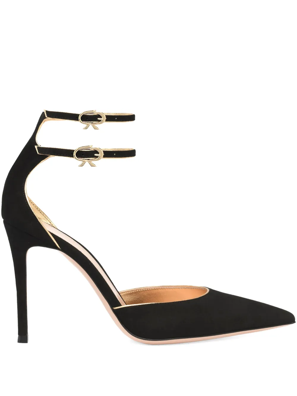 Gianvito Rossi 100mm Ivette heeled pumps Black