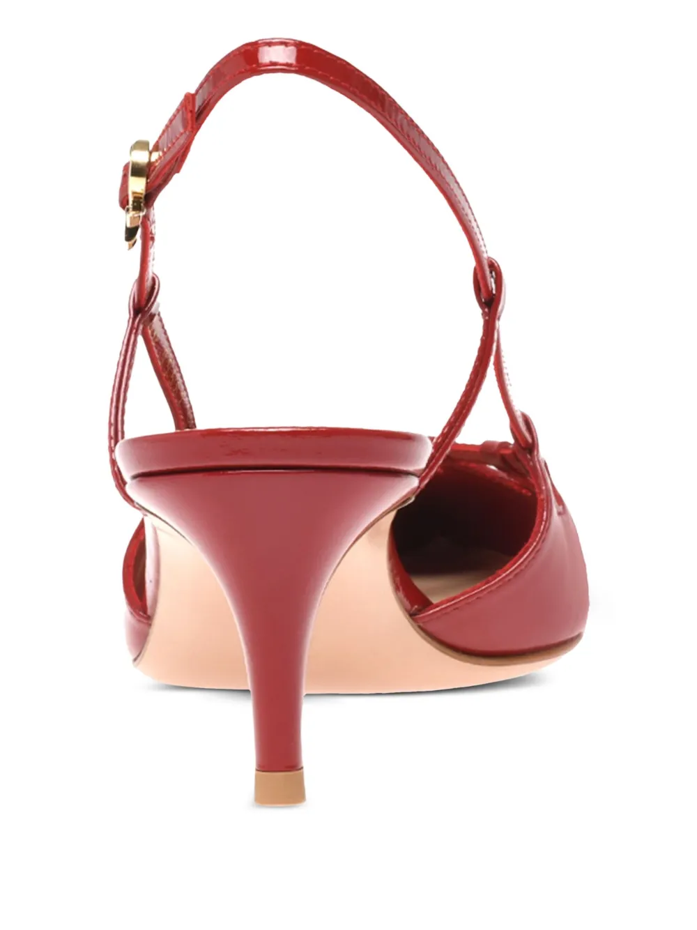 Gianvito Rossi 55mm Eloise cut-out heeled pumps Red