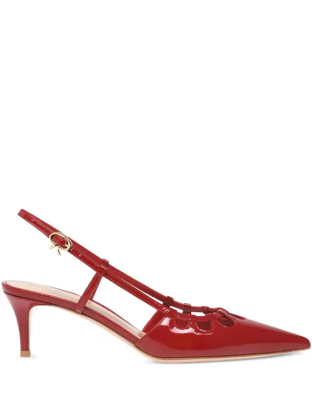 55mm Eloise cut-out heeled pumps