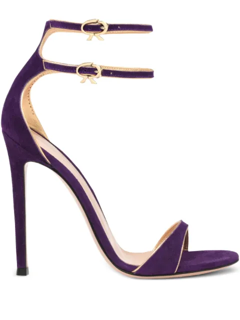 Gianvito Rossi 115mm Victorine double-buckle heeled sandals