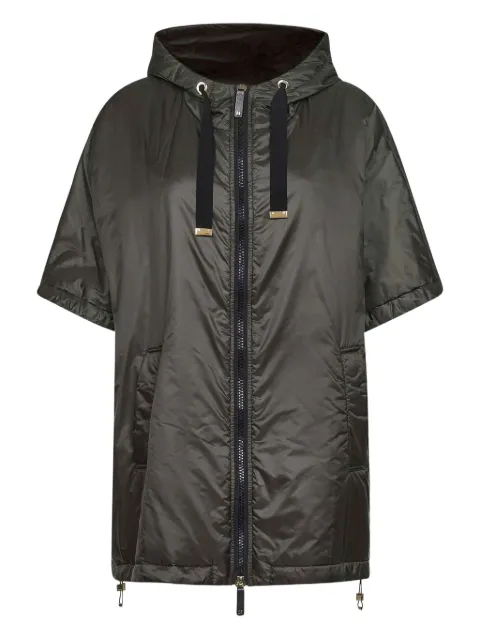 Max Mara impermeable manga corta con capucha