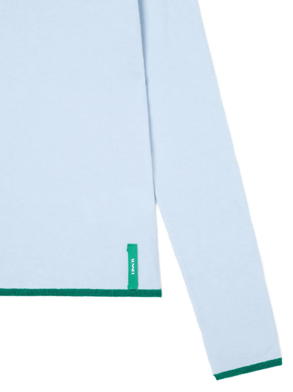 Sunnei zip-neck sweater Blauw