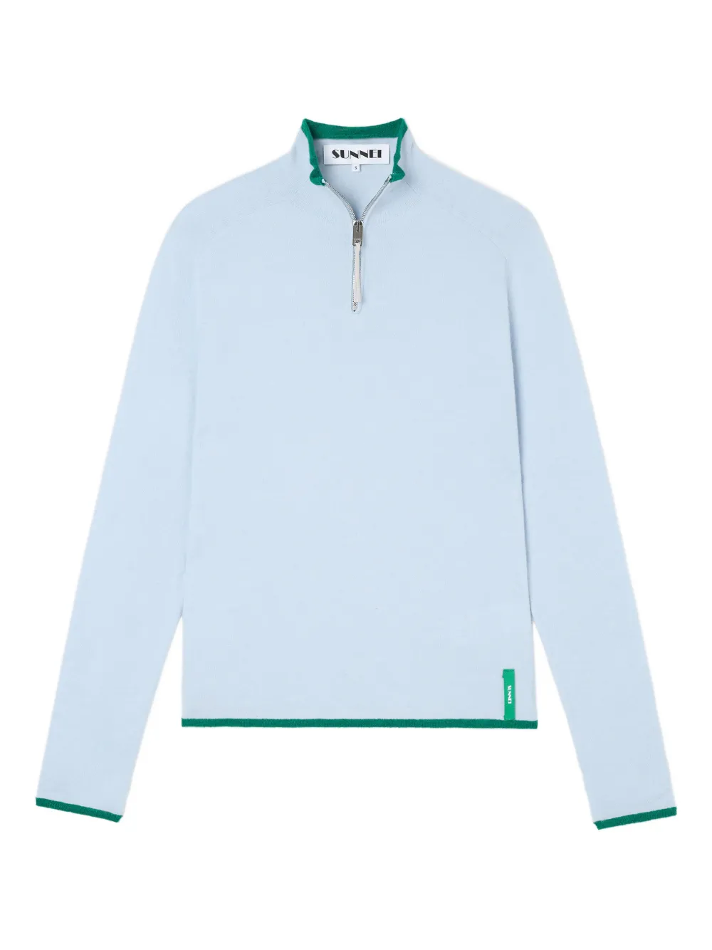 Sunnei zip-neck sweater | azul | Image 1