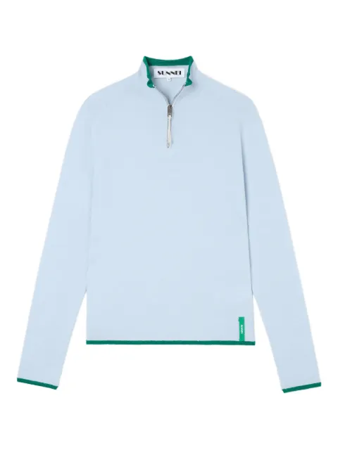 Sunnei zip-neck sweater