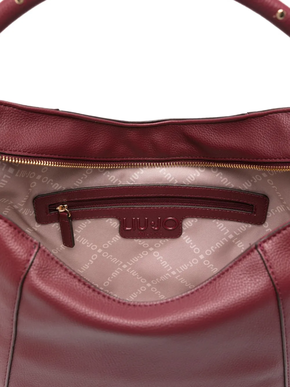 Liu •jo Studded-handle Shoulder Bag In Red