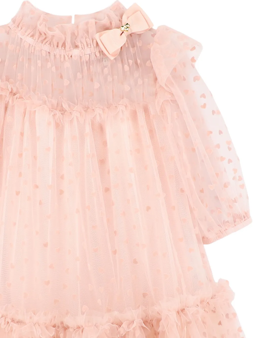 Angels Face Myrtle Heart jurk met ruches Roze