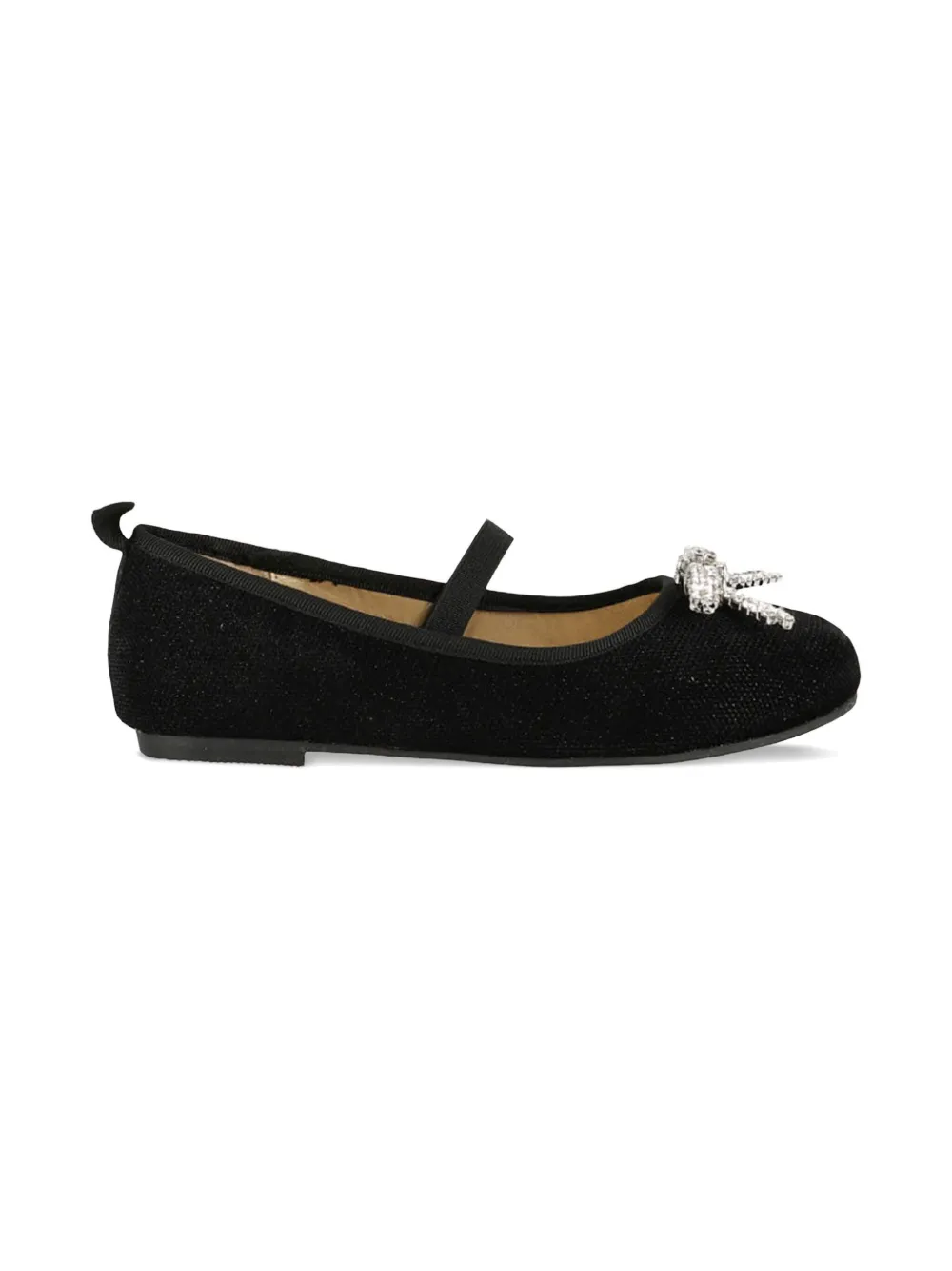 Angels Face crystal-embellished ballet flats - Zwart