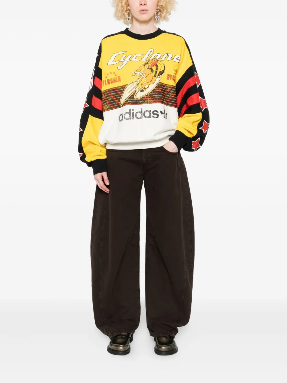 adidas Archive Cycling sweater Geel