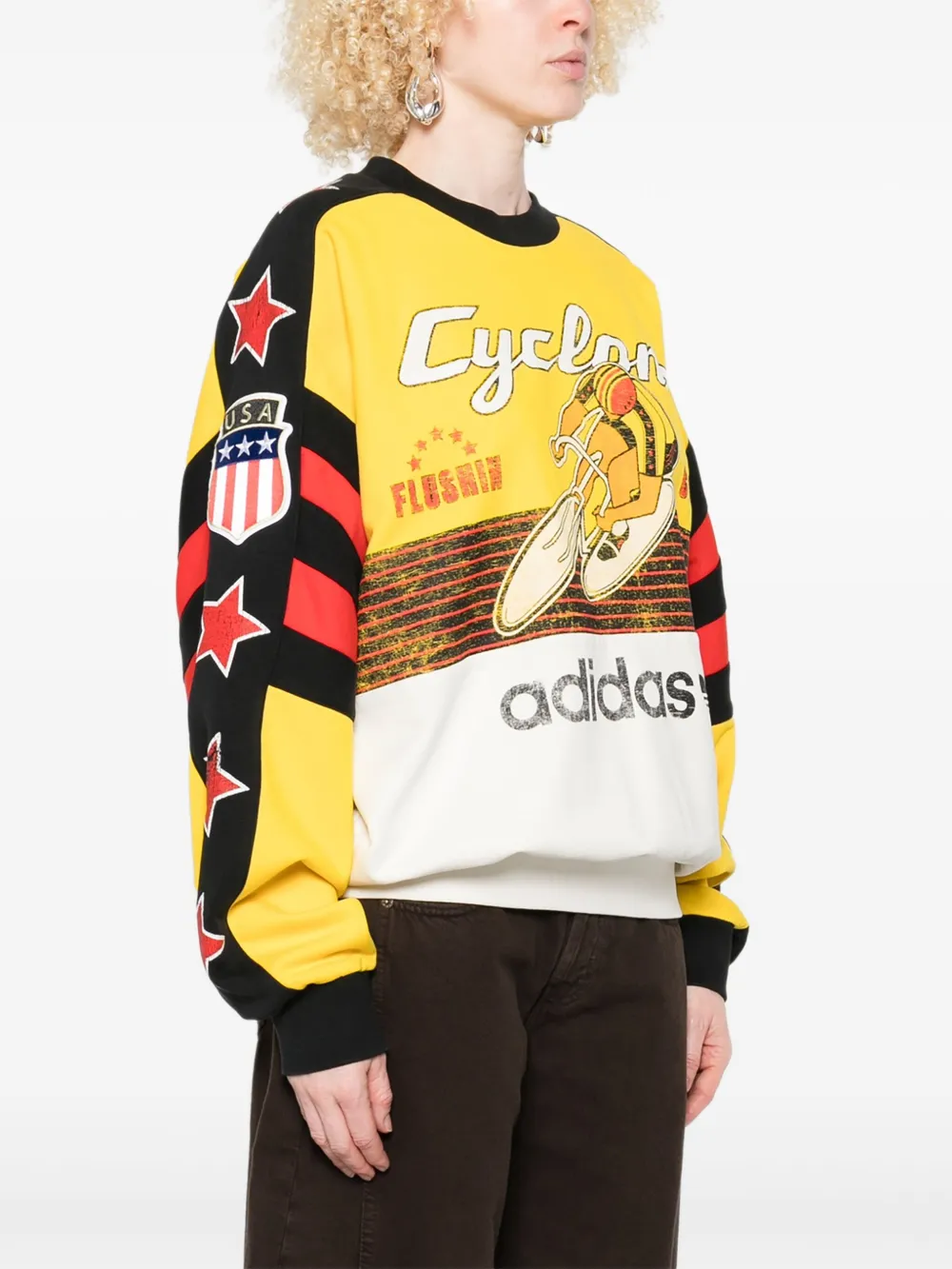 adidas Archive Cycling sweater Geel