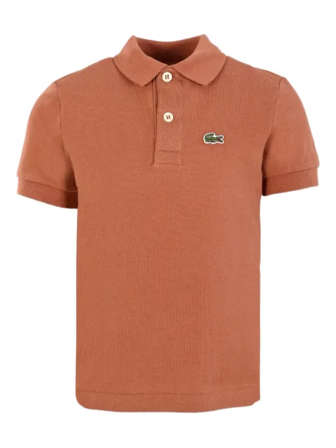 Lacoste Kids Camisa polo mangas curtas com logo bordado