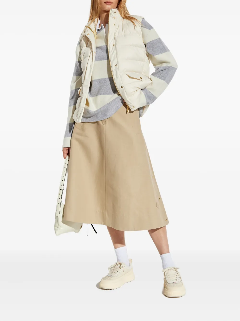 Moncler Besset quilted flap-pocket gilet Beige