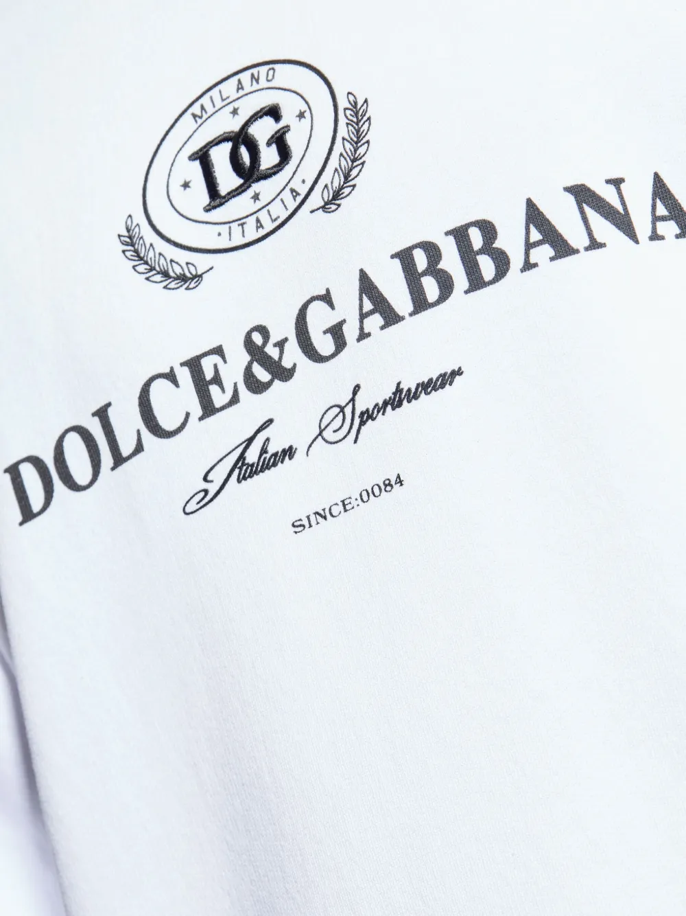 Dolce & Gabbana Sweater met logoprint Wit