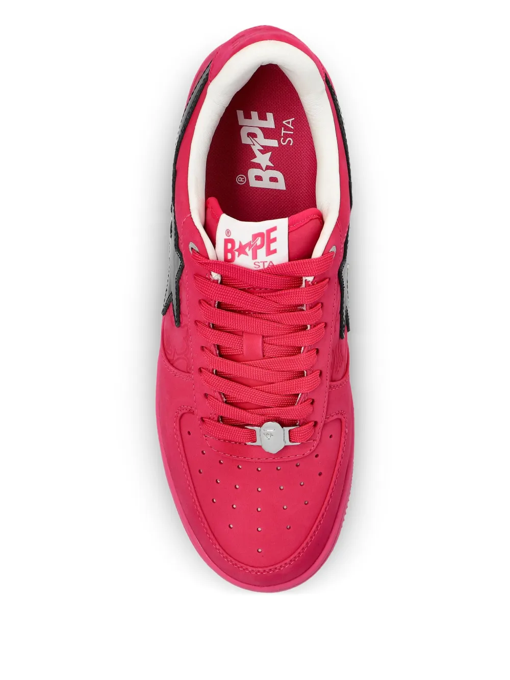 A BATHING APE® star-patch leather sneakers | سنيكرز بدون رقبة | Image 2
