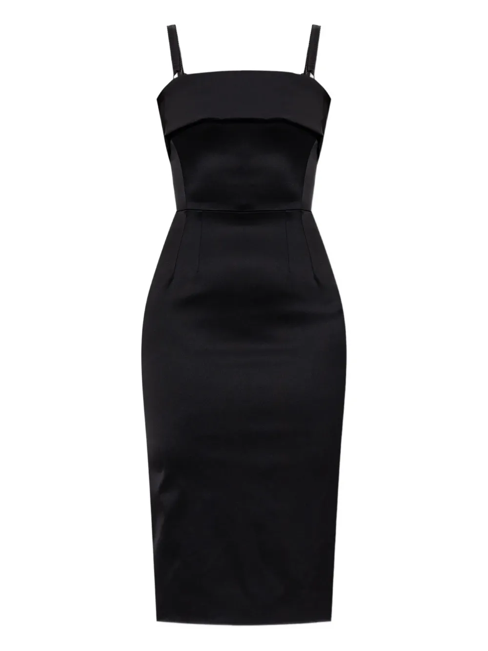 Dolce & Gabbana satin strap dress - ブラック Dolce & Gabbana satin strap dress - ブラック