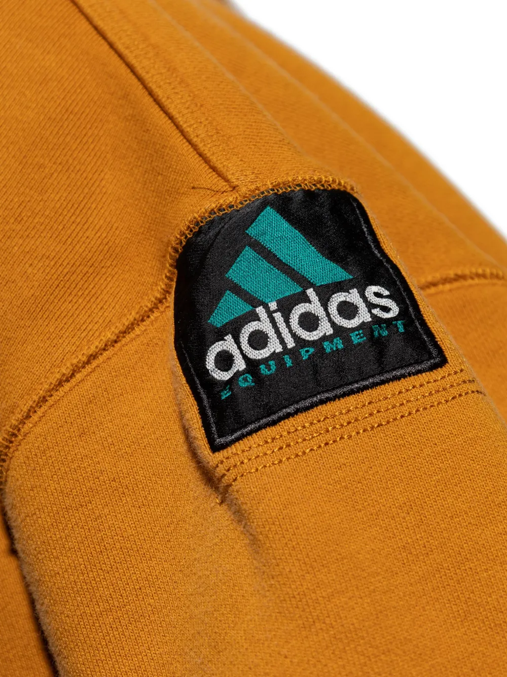 adidas Hoodie met logo-applicatie en rits Oranje