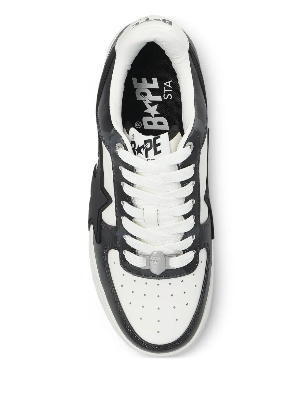 A BATHING APE BAPE STA star-patch sneakers Black