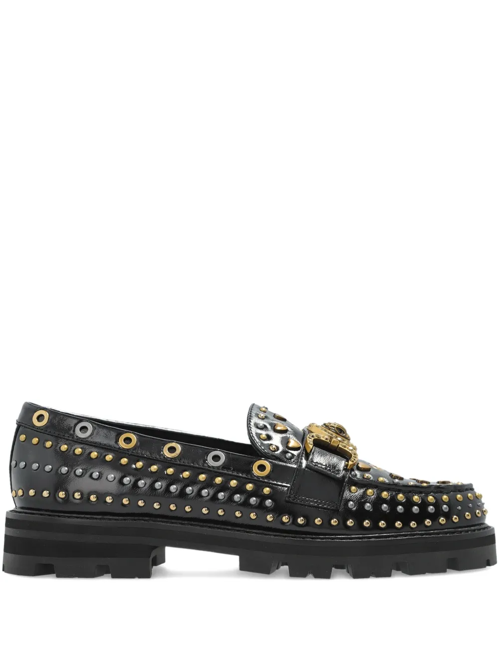 Kurt Geiger London Mansion stud-embellished loafer Black