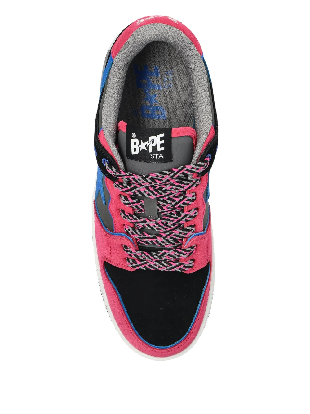 A Bathing Ape Star-patch Sneakers In Multi