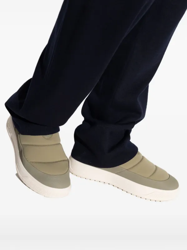 Moncler Monpulse Quilted slip-on Sneakers | Green | FARFETCH SG