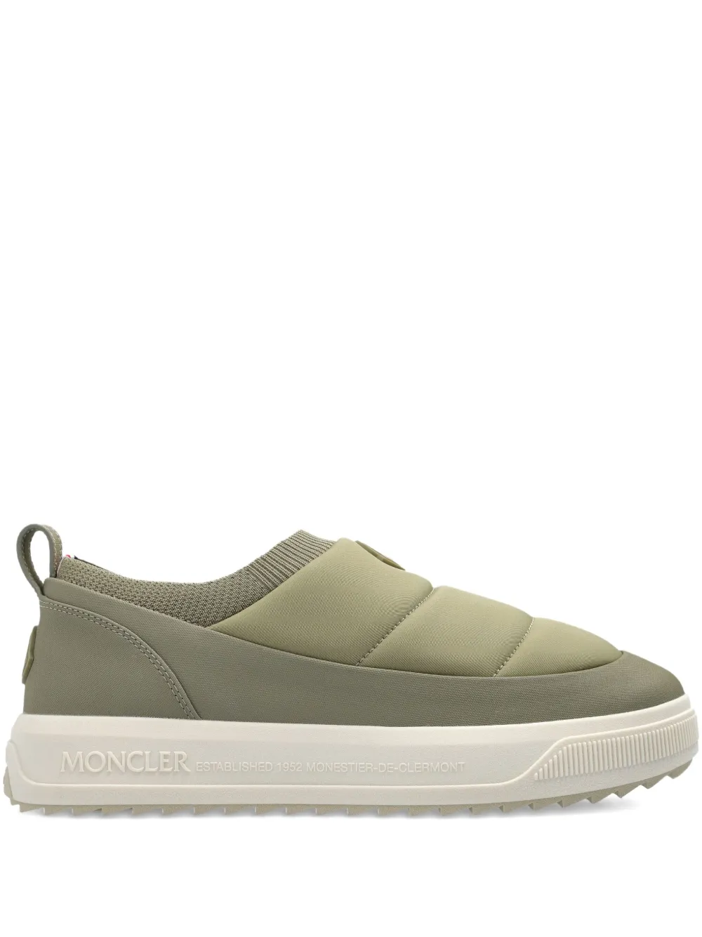 Moncler Monpulse quilted slip-on sneakers Green