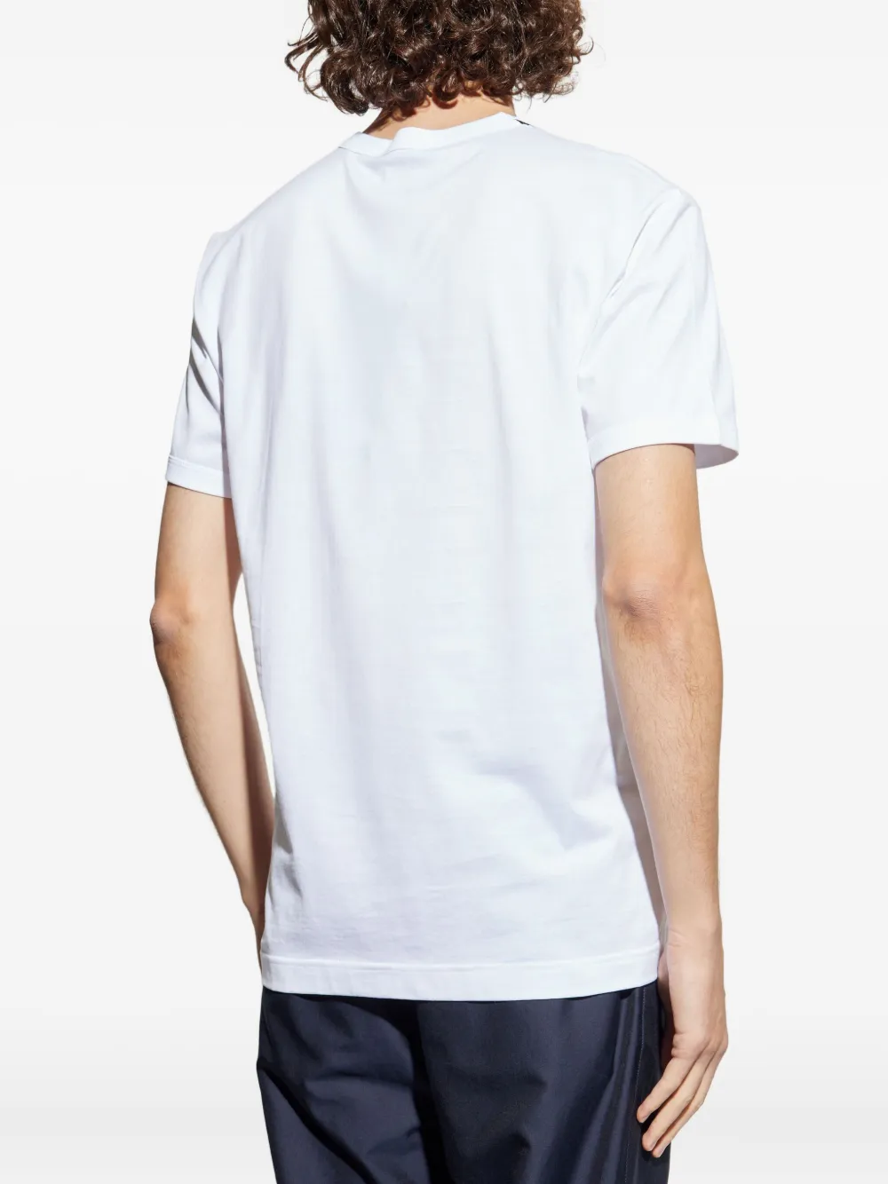 Dolce & Gabbana crest-embellished cotton t-shirt Wit