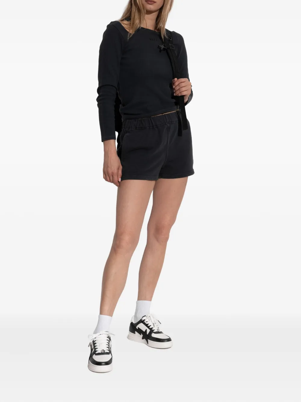 A Bathing Ape Bape Star-lightning Snekers In White