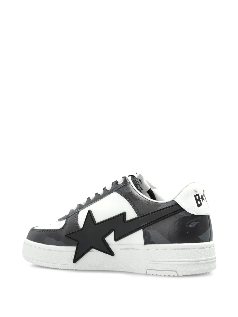 A BATHING APE Bape sneakers met bliksemflits - Wit