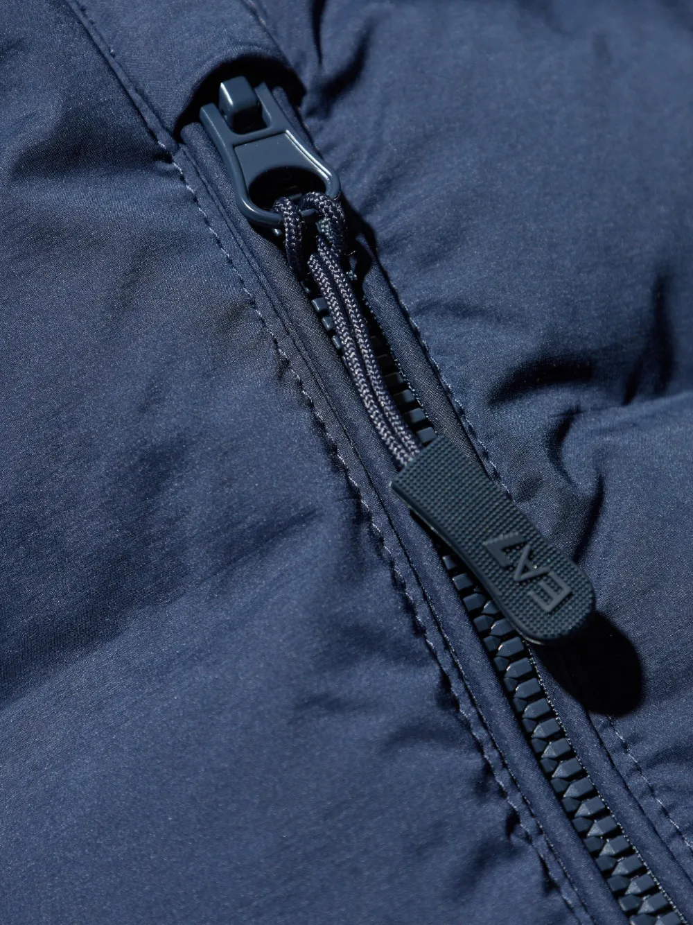 Ea7 Emporio Armani Bodywarmer met logoplakkaat Blauw