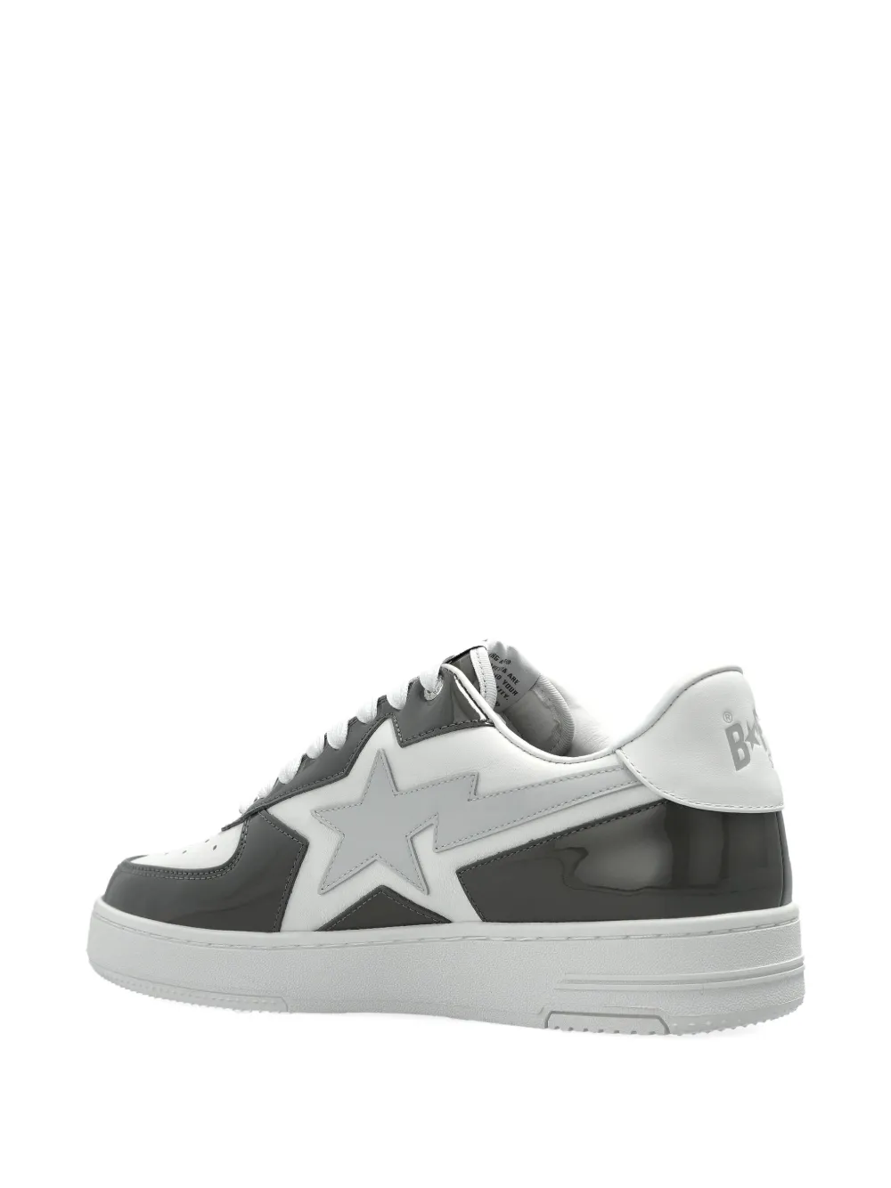 A Bathing Ape Bape Sta Icon #2 Star-patch Sneakers In White