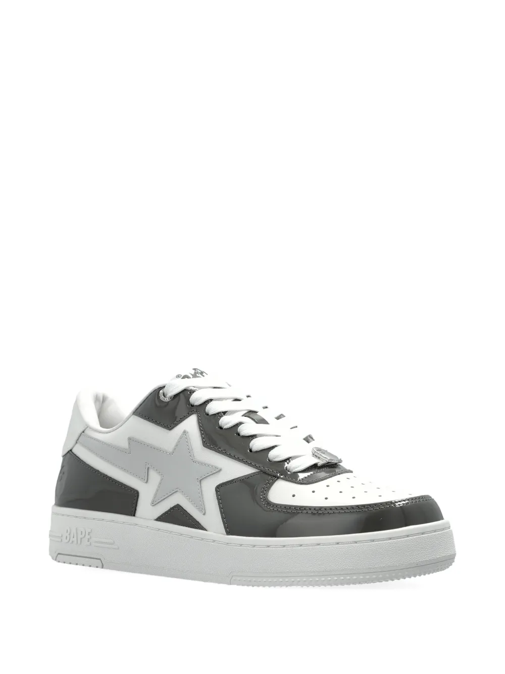 A Bathing Ape Bape Sta Icon #2 Star-patch Sneakers In White